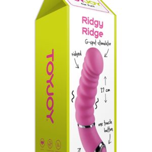 VIBRATORE HI-TECH ANATOMICO "THE RIDGE BOY" ROSA - 17 CM - immagine 3