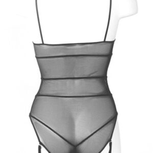 BODY TRASPARENTE CON REGGICALZE COLLEZIONE "VILLA BEL AMI" - immagine 13