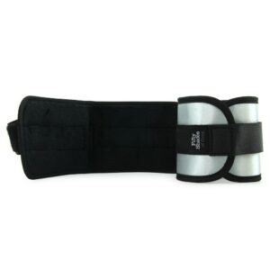 MANETTE IN TESSUTO CON VELCRO E GANCIO 50 SFUMATURE DI GRIGIO "TOTALMENTE SUA" - immagine 4