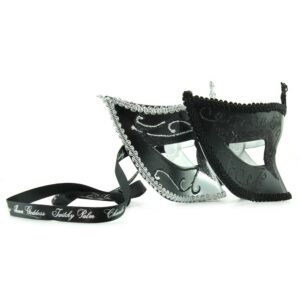 SET 2 MASCHERE IN STILE SICILIANO 50 SFUMATURE DI GRIGIO "IN MASCHERA" - immagine 3