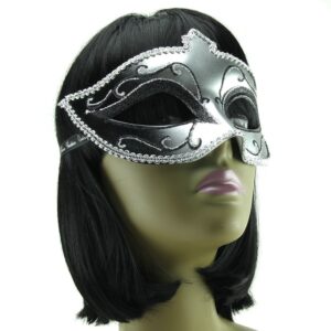 SET 2 MASCHERE IN STILE SICILIANO 50 SFUMATURE DI GRIGIO "IN MASCHERA" - immagine 6