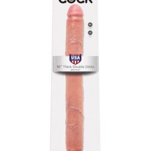 FALLO DOPPIO ULTRA REALISTICO PIPEDREAM "KING COCK THICK DOUBLE DILDO" - 44 CM - immagine 5