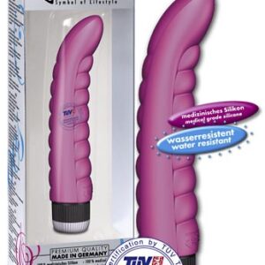 VIBRATORE PUNTO G CON SCANALATURE "SAILOR" ROSA - 18 CM - immagine 1