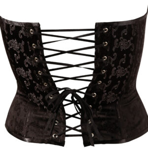 CORSETTO VITTORIANO CON REGGICALZE RIMOVIBILE - immagine 5