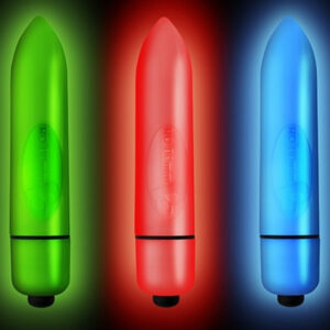 VIBRATORE - ROCKS OFF - NEON NIGHTS LASER BLUE - immagine 4