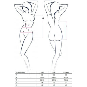 COMPLETO INTIMO PASSION WOMAN "LUMIA TEDDY" NERO - immagine 4