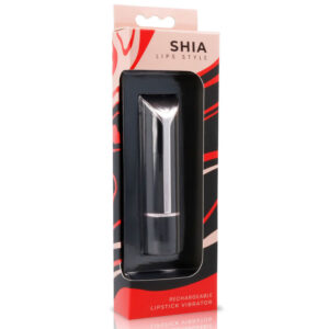 VIBRATORE A FORMA DI ROSSETTO "LIPS STYLE SHIA" BLACK&RED - immagine 3