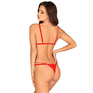 CHEMISE NATALIZIA OBSESSIVE "LOVLEA TEDDY" ROSSO - immagine 3