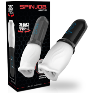 MASTURBATORE AUTOMATICO JAMYJOB "SPINJOB" SIMULATORE SESSO ORALE - immagine 3