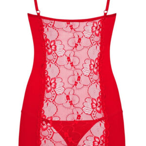 CHEMISE SUPER SEXY OBSESSIVE "KLEID 2" COLORE - ROSSO - immagine 5