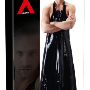 GREMBIULE DA MACELLAIO IN LATEX NERO "LATE X" - immagine 5