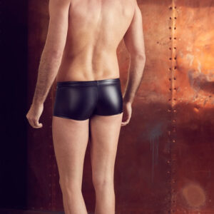 BOXER UOMO ELASTICIZZATI CON ZIP E TASCA "NEK" COLORE NERO - immagine 7