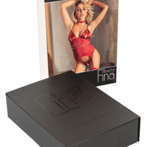 COMPLETO INTIMO BASQUE ALBERTA FINA - COLORE ROSSO - immagine 11