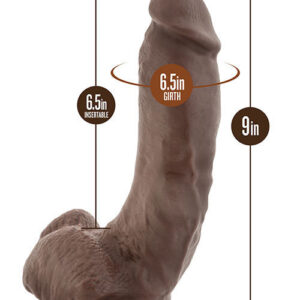 FALLO REALISTICO "DR. SKIN MR D COCK 9" CHOCOLATE - immagine 7