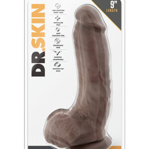 FALLO REALISTICO "DR. SKIN MR D COCK 9" CHOCOLATE - immagine 8