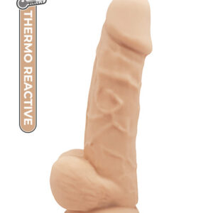 FALLO REALISTICO DREAM TOYS "REAL LOVE 8.5" THERMO REACTIVE - CARNE - immagine 3