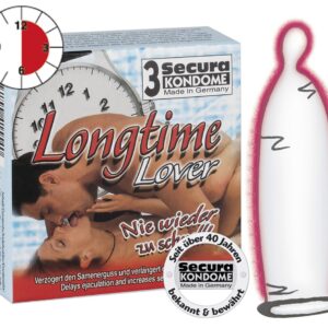 PROFILATTICI RITARDANTI SECURA "LONGTIME LOVER" - 3 PEZZI - immagine 1