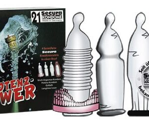 PROFILATTICI MISTI CON ANELLO FALLICO SECURA "POTENZ POWER" - 21 PEZZI - immagine 1