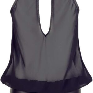 Cottelli Lingerie Collection - Body da festa, trasparente, nero - immagine 3