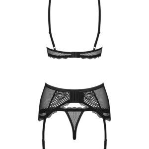 Reggiseno, reggicalze e perizoma nel set Basitta di Obsessive. - immagine 4