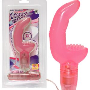 STIMOLATORE VIBRANTE PUNTO G E CLITORIDE "FINGER WAGGLE" - immagine 1