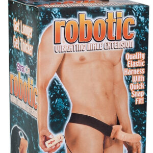 FALLO VIBRANTE CON ESTENSIONE PENE "STRAP-ON ROBOTIC" - immagine 3