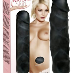 VIBRATORE REALISTICO NATURE SKIN "BIG VIBE BLACK" - immagine 1