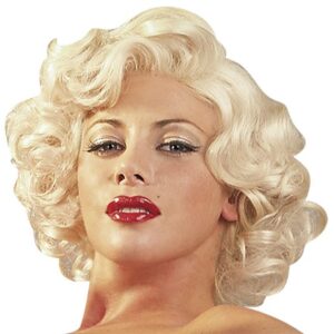 PARRUCCA BIONDO RICCI MORBIDI "MARILYN" - immagine 3
